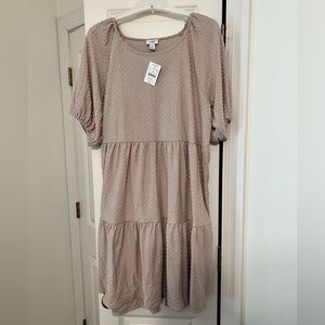 J. Crew Swiss Dot Tiered Dress